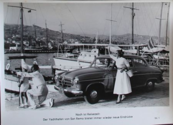 Borgward Isabella at San Remo 1955 Factoryphoto (7732)